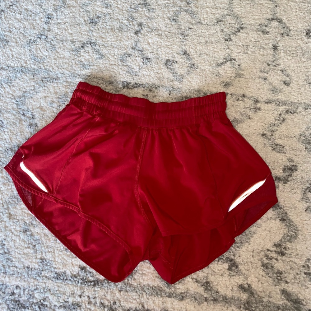LULULEMON DARK RED HOTTY HOTS